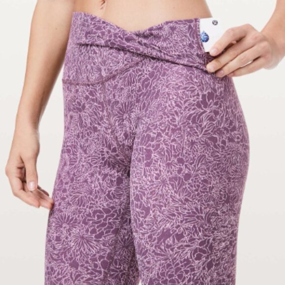 LULULEMON Align Pant in Arabesque Antoinette Smoky Quartz. Size 2 Dot Confirmed - Picture 5 of 13